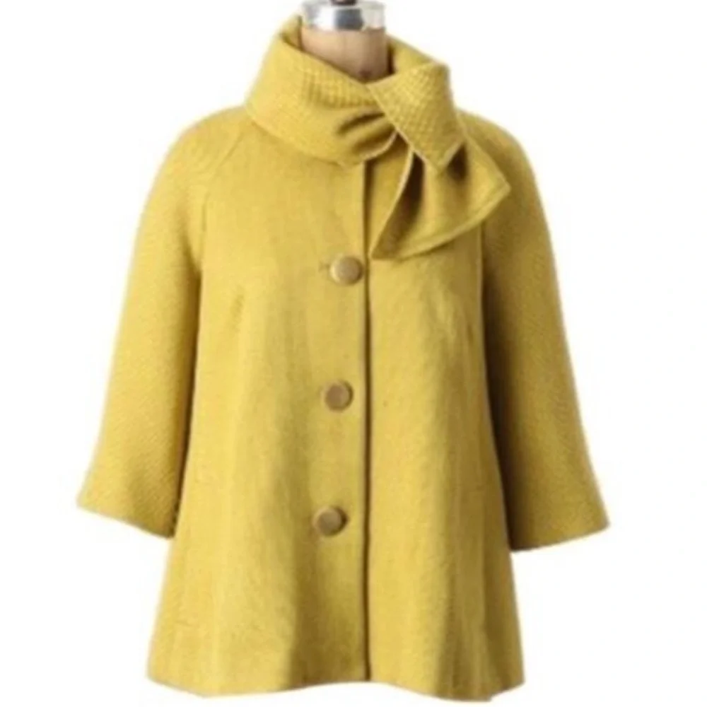 Anthropologie brand Tabitha Ascot Swing Coat - Picture 1 of 5